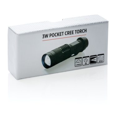 Logo trade business gift photo of: 3W pocket CREE torch